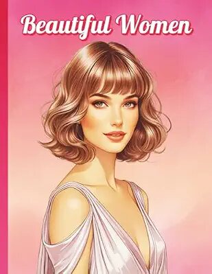 Beautiful Women Coloring Book cover