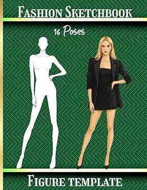 Fashion Sketchbook Figure Template cover